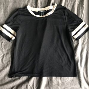 Simple black tee shirt